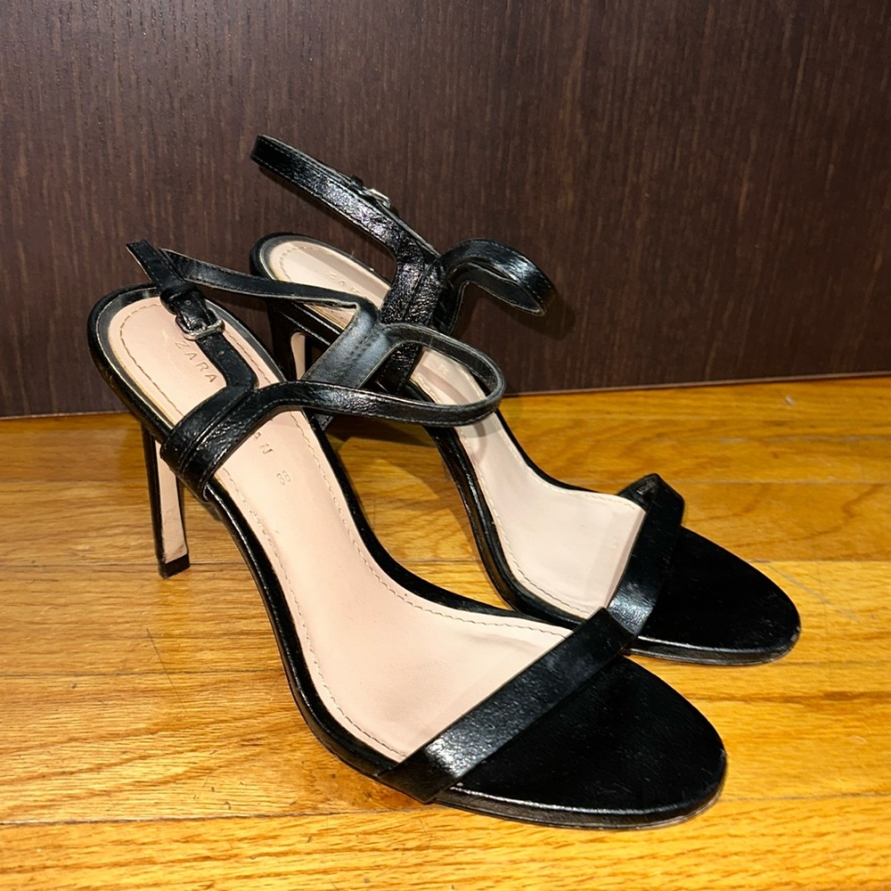 Zara black heels